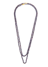 Load image into Gallery viewer, Hand Knotted Faceted Purple Sapphire Necklace-Necklaces-Gretchen Ventura