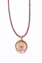 Load image into Gallery viewer, Citrine, Ruby, Diamond & 14K Gold Pendant-Neck Pendant-Gretchen Ventura