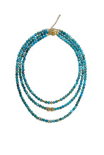 Load image into Gallery viewer, Lantern Apatite Necklace w/Diamond Beads-Necklaces-Gretchen Ventura