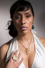 Load image into Gallery viewer, 20k Gold Luxmi, Goddess of Wealth Pendant (1.1&quot;) #7269
