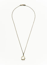Load image into Gallery viewer, Rose Cut Diamond in Sterling Silver on  Sterling Silver Chain #9384
