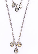 Load image into Gallery viewer, Triple Drop Rose Cut Necklace-Necklaces-Gretchen Ventura
