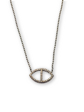 Load image into Gallery viewer, Pointed H Link Mini Rockstar-Necklaces-Gretchen Ventura
