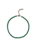 Load image into Gallery viewer, Green Onyx Tennis Necklace-Necklaces-Gretchen Ventura
