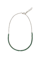 Load image into Gallery viewer, Emerald &amp; Sterling Silver Necklace-Necklaces-Gretchen Ventura
