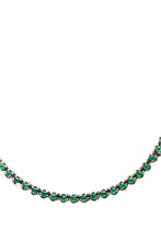 Load image into Gallery viewer, Emerald &amp; Sterling Silver Necklace-Necklaces-Gretchen Ventura

