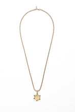 Load image into Gallery viewer, Citrine, Blue Sapphire, Diamond &amp; 14K Gold Pendant-Neck Pendant-Gretchen Ventura
