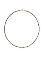 Load image into Gallery viewer, Faceted Pyrite Necklace-Necklaces-Gretchen Ventura
