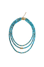 Load image into Gallery viewer, Lantern Apatite Necklace w/Gold &amp; Diamond Beads-Necklaces-Gretchen Ventura
