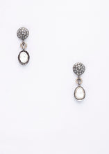 Load image into Gallery viewer, Rose Cut Diamond Drop Earrings on Rose cut Diamond Post #6514-Earrings-Gretchen Ventura
